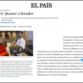 Nuestro Homenaje al Cubo en El País