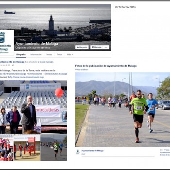 Runners trancos@s en redes sociales institucionales