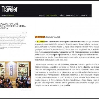 A la Tranca uno sabe cuando entra pero nunca cuando sale